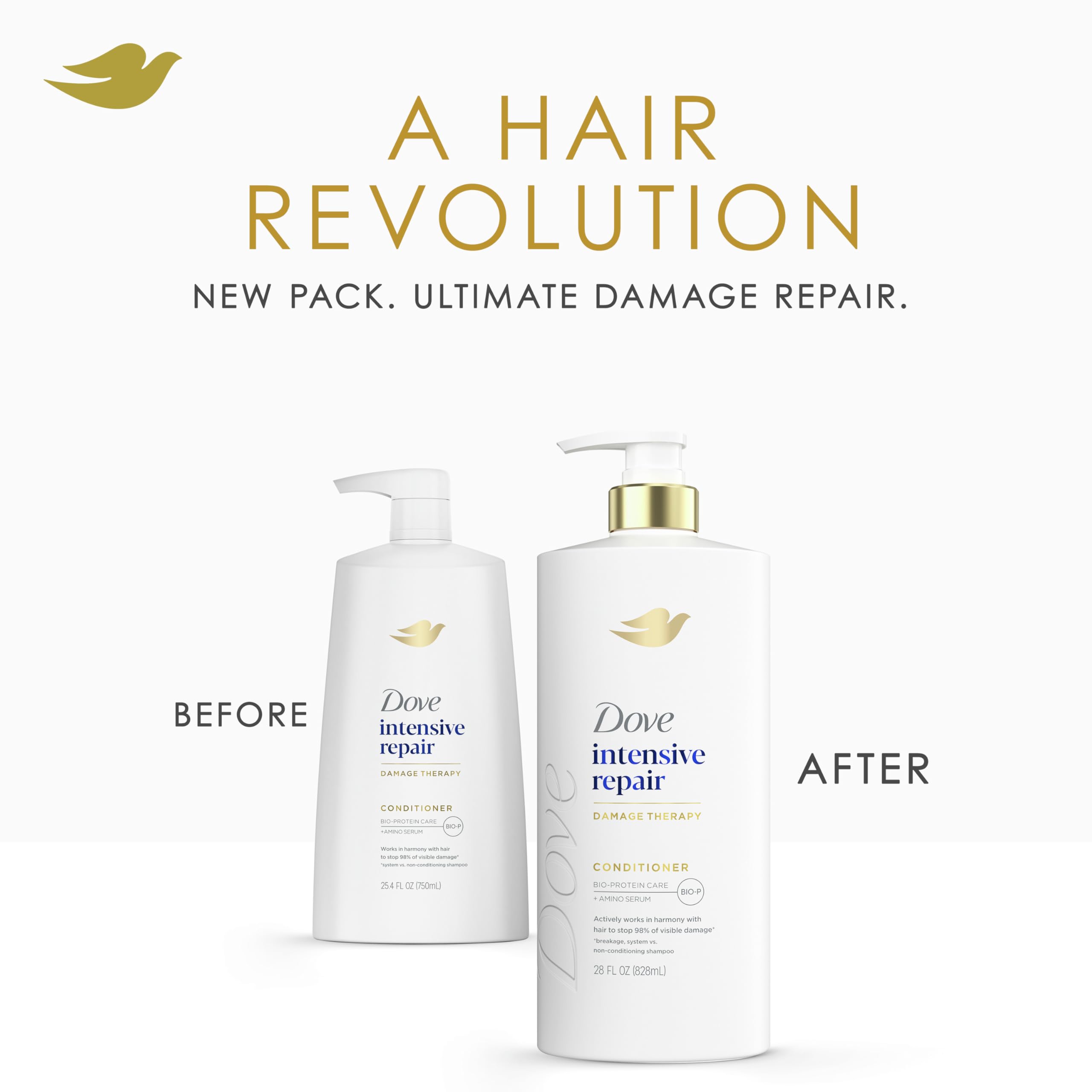Foto 4 pulgar | Acondicionador Dove Intensive Repair Para Cabello Dañado  828 Ml  Paquete De 4 - Venta Internacional.