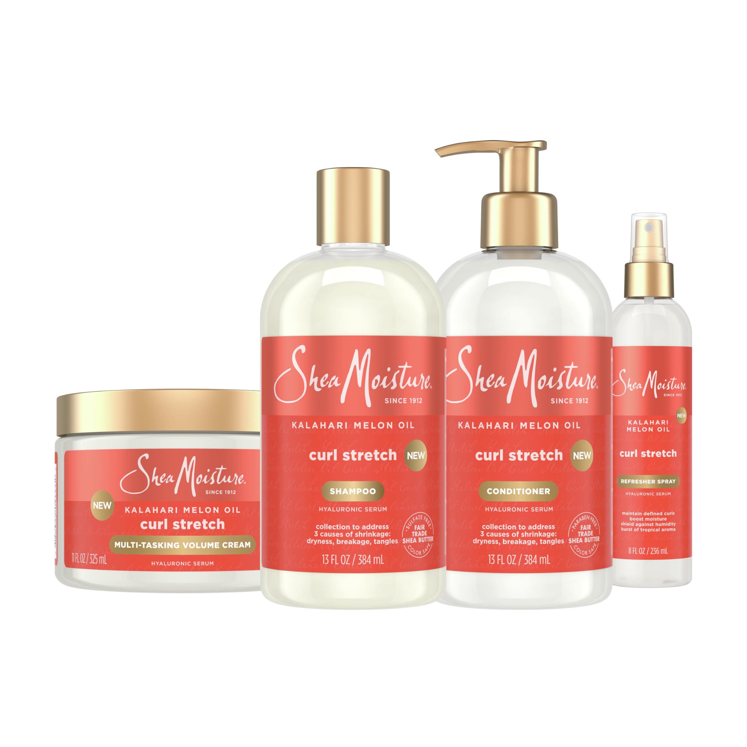 Set Para El Cuidado Del Cabello Sheamoisture Curl Stretch Con Aceite De Melón Kalahari - Venta Internacional.