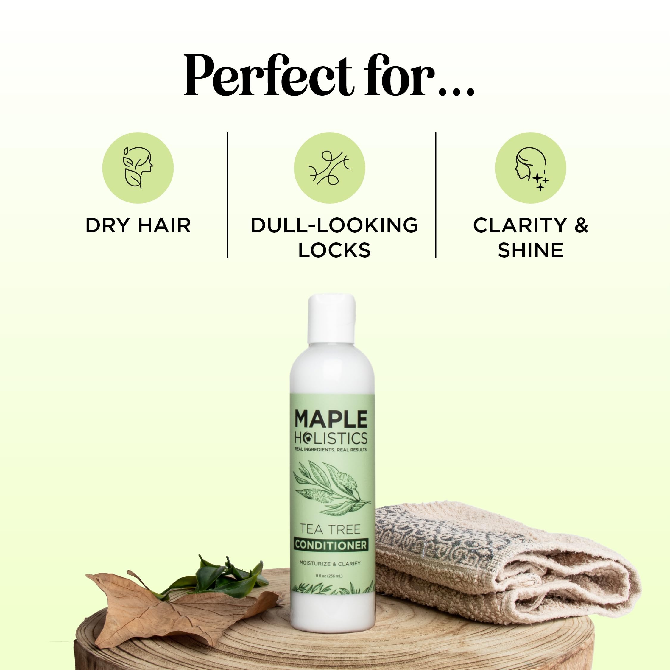Foto 8 pulgar | Acondicionador Maple Holistics Con Aceite De Árbol De Té Para Cabello Seco  250 Ml - Venta Internacional.