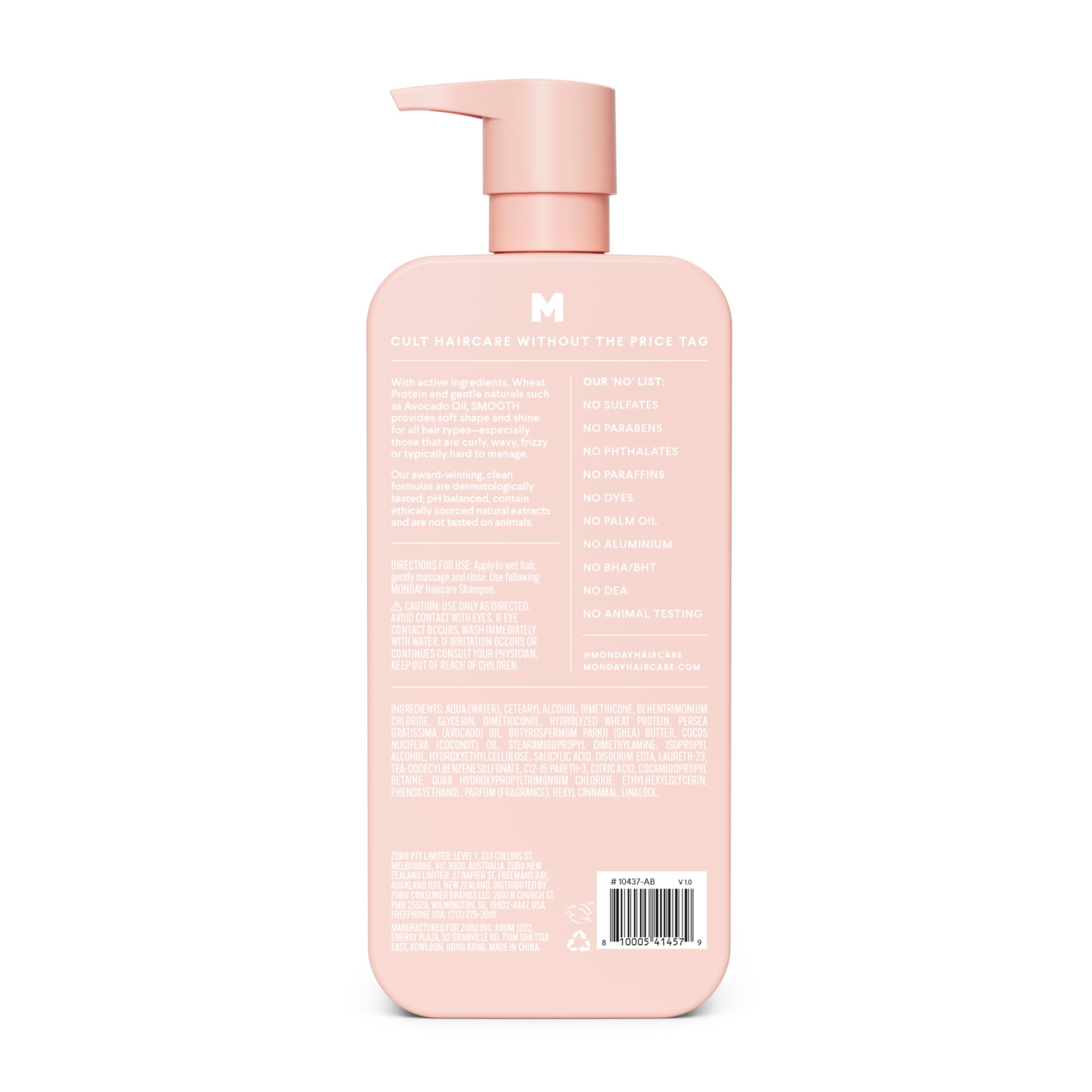 Foto 3 pulgar | Acondicionador Monday Haircare Smooth Con Proteína De Trigo 798 Ml - Venta Internacional.