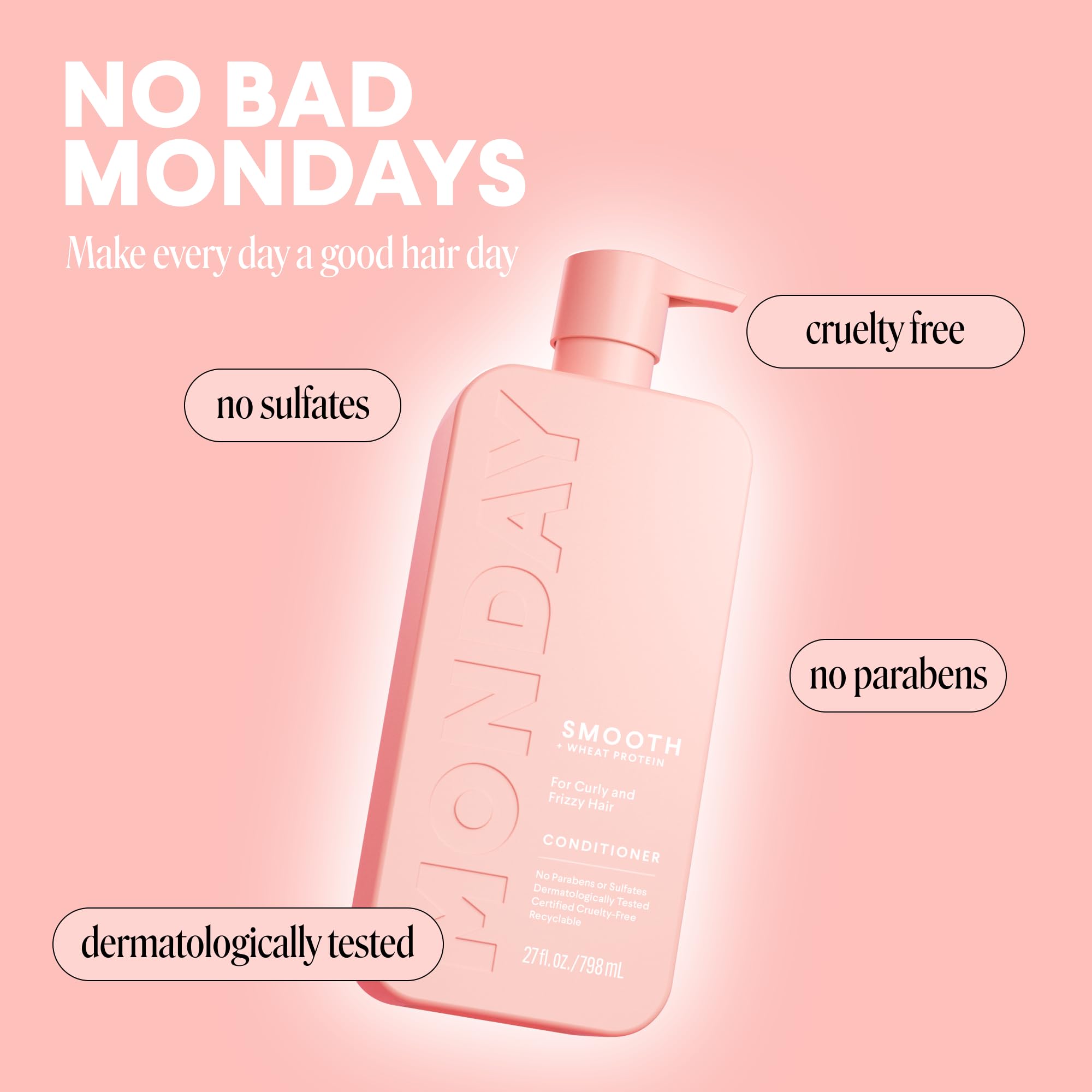Foto 6 pulgar | Acondicionador Monday Haircare Smooth Con Proteína De Trigo 798 Ml - Venta Internacional.
