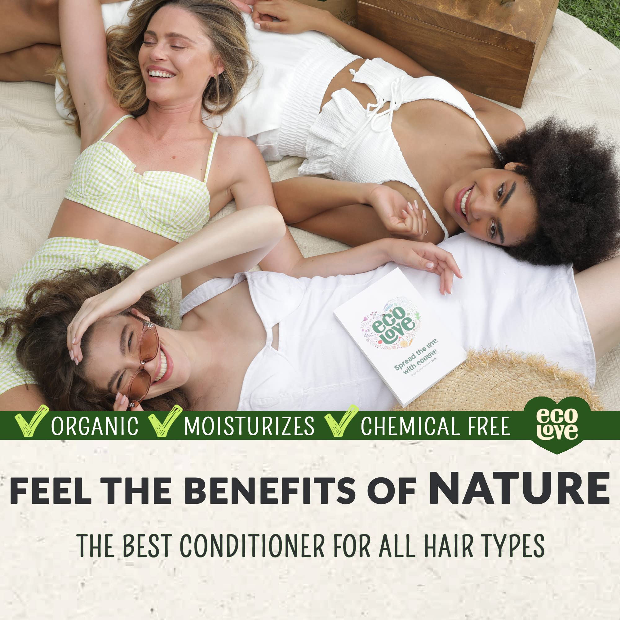 Foto 4 | Acondicionador Ecolove Natural Para Todo Tipo De Cabello  500 Ml  Vegano - Venta Internacional.