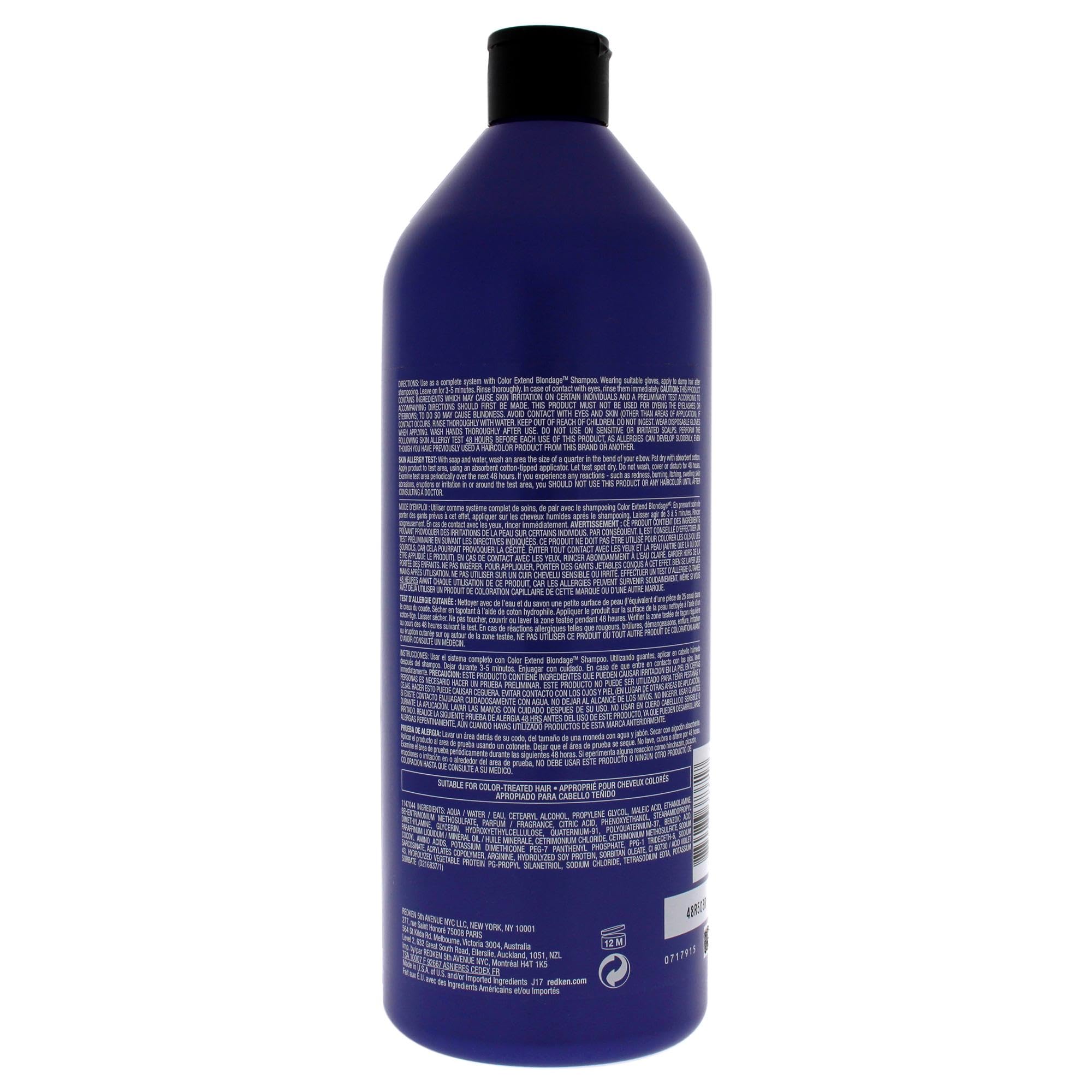 Foto 4 pulgar | Acondicionador Redken Color Extend Blondage Color Depositing  1 Litro - Venta Internacional.