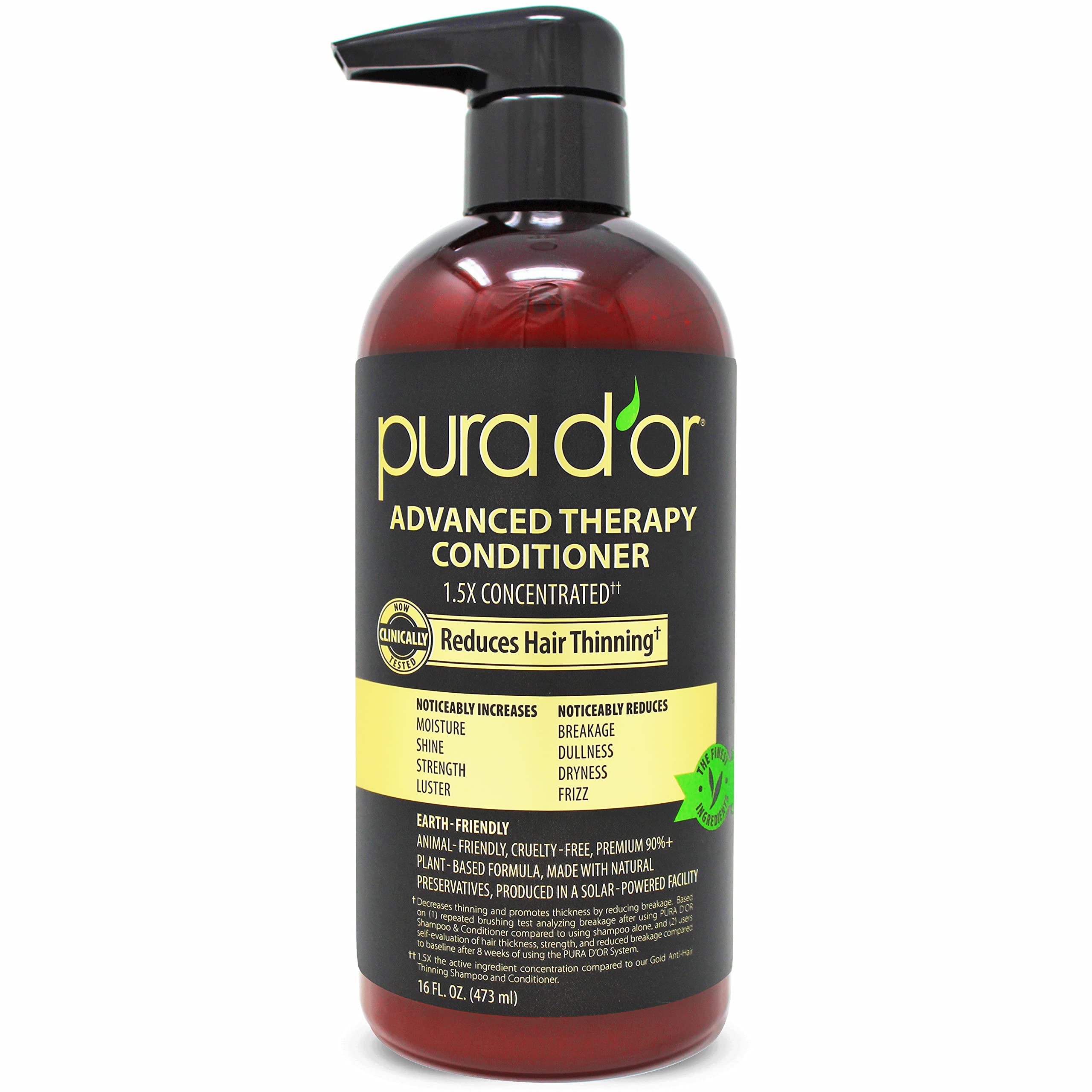 Foto 2 pulgar | Acondicionador Pura D'or Advanced Therapy  473 Ml  Hidratación Y Volumen - Venta Internacional.