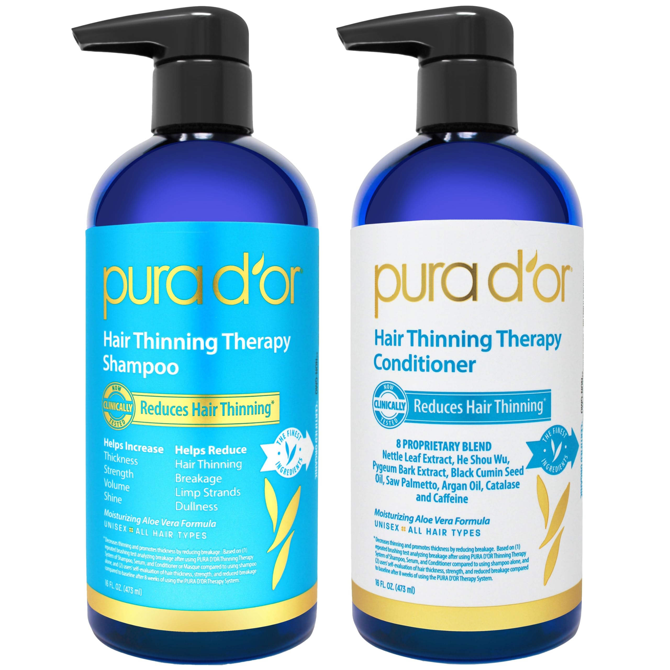 Foto 1 | Set De Champú Y Acondicionador Pura D'or Hair Thinning Therapy - Venta Internacional.