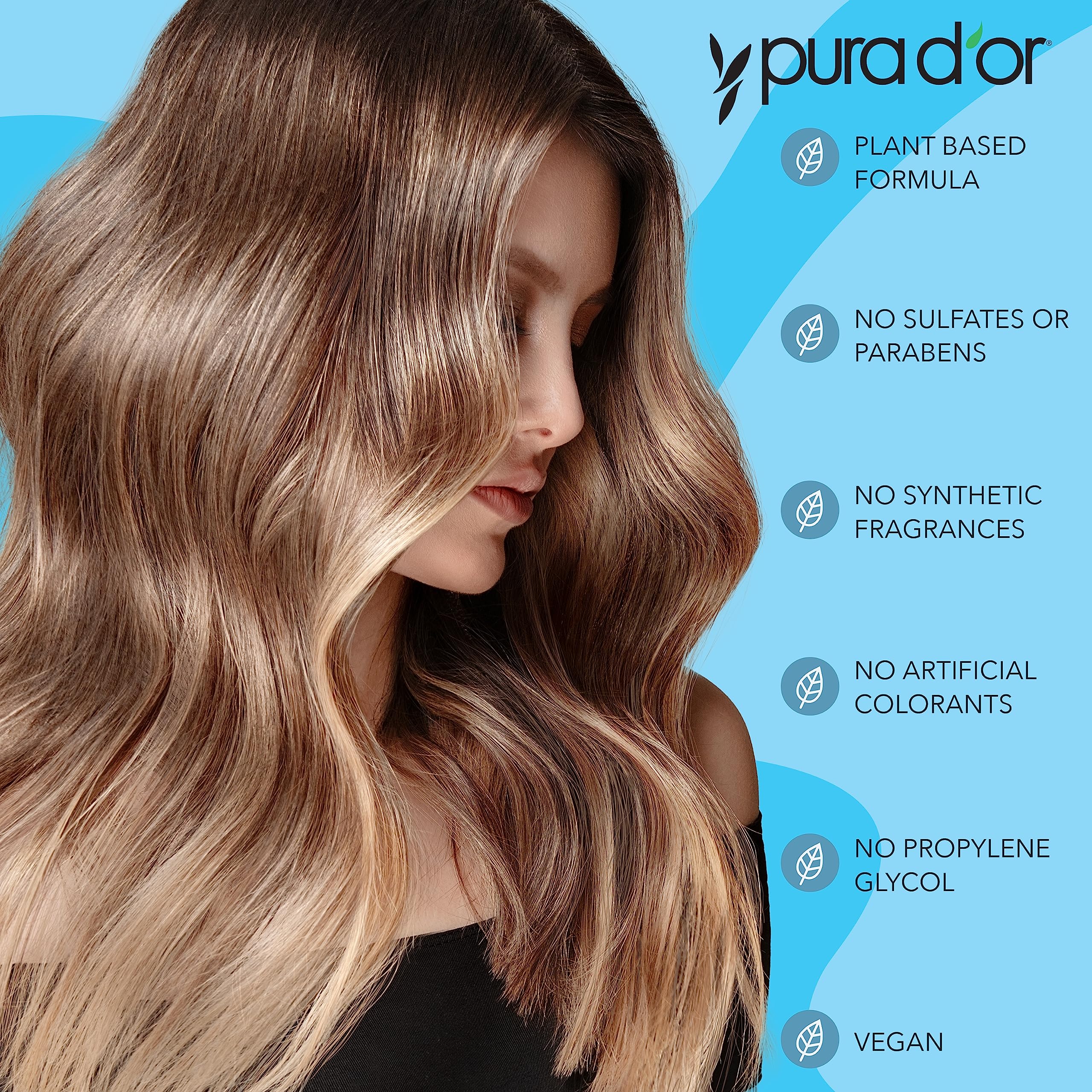 Foto 5 pulgar | Acondicionador Limpiador Pura D'or Moisture Protect 500ml - Venta Internacional.