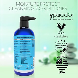 Foto 6 | Acondicionador Limpiador Pura D'or Moisture Protect 500ml - Venta Internacional.