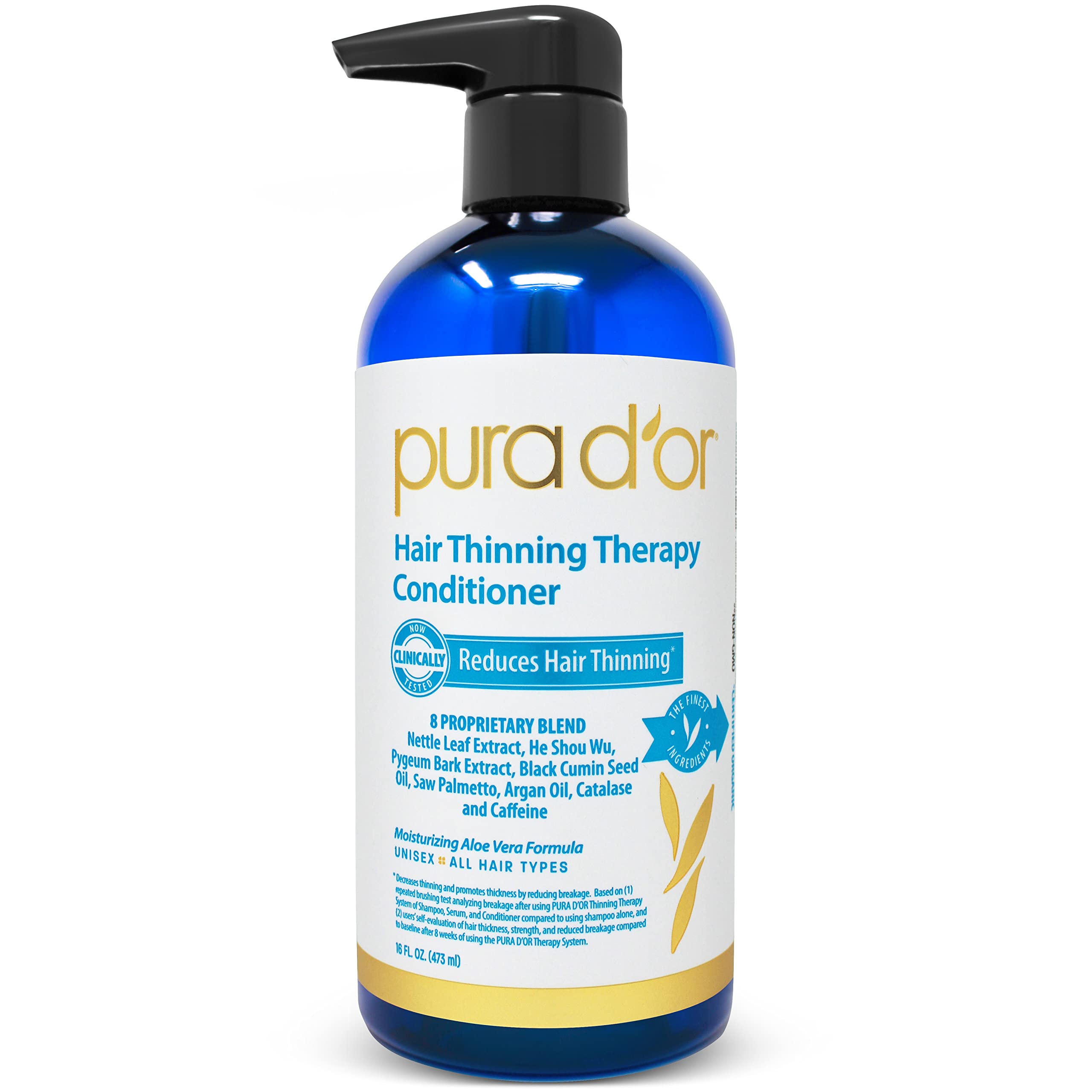 Foto 2 pulgar | Acondicionador Pura D'or Para Adelgazar El Cabello Con Biotina  473 Ml - Venta Internacional.