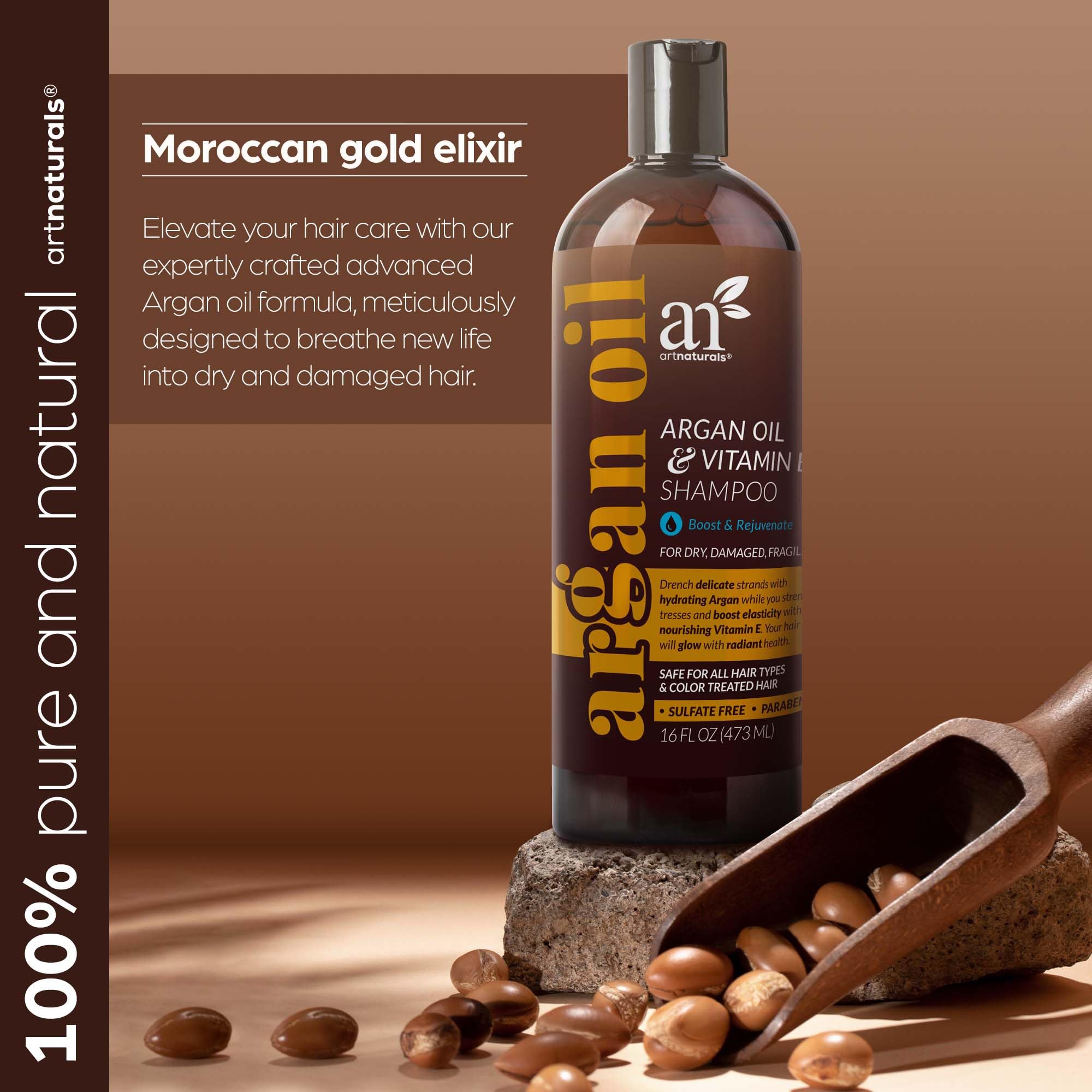Foto 6 pulgar | Champú Artnaturals Con Argán Para El Crecimiento Del Cabello  473 Ml  Sin Sulfatos - Venta Internacional.