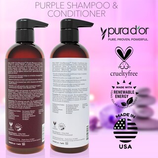 Foto 6 | Acondicionador Pura D'or Colorharmony Purple 473 Ml Para Cabello Teñido - Venta Internacional.