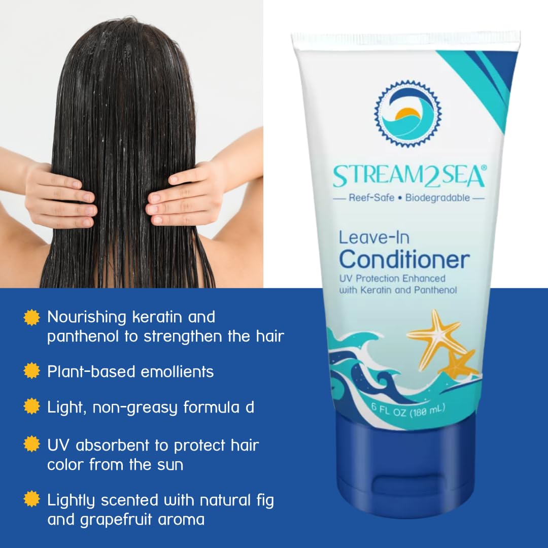 Foto 3 pulgar | Acondicionador Para Cabello Sin Enjuague Stream2sea Desenreda E Hidrata - Venta Internacional.