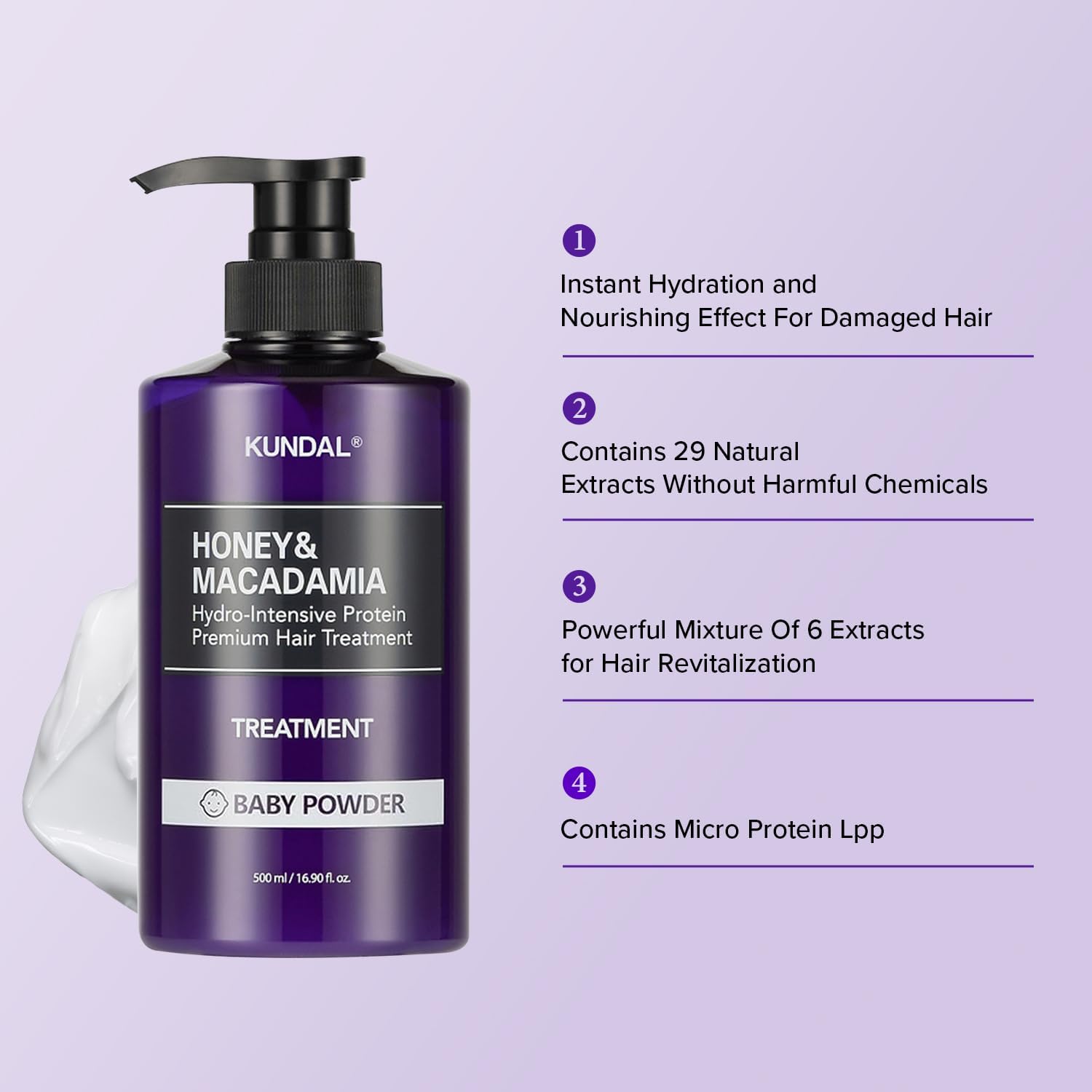 Foto 2 | Acondicionador Kundal Honey & Macadamia Natural 500 Ml Sin Sulfatos - Venta Internacional.