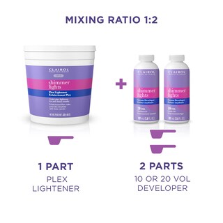 Foto 5 | Luces Brillantes Profesionales De Hair Developer Clairol, 10 Volúmenes - Venta Internacional.