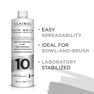 Foto 7 | Desarrollador Clairol Professional Pure White 10, Volumen 473 Ml - Venta Internacional.