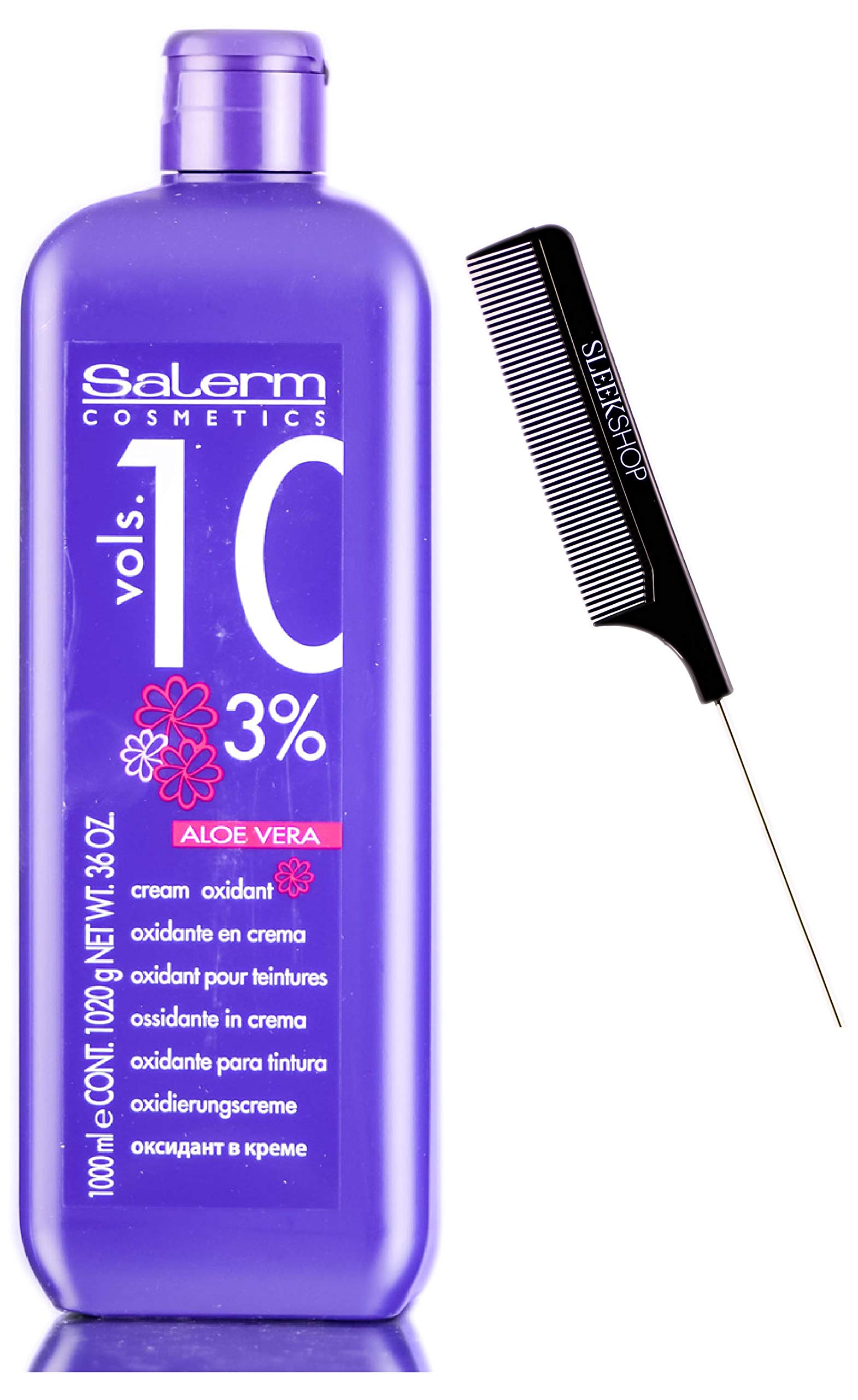 Crema Desarrolladora Oxidante Con Aloe Vera, 10 Volúmenes, 1000 Ml, Salerm - Venta Internacional.