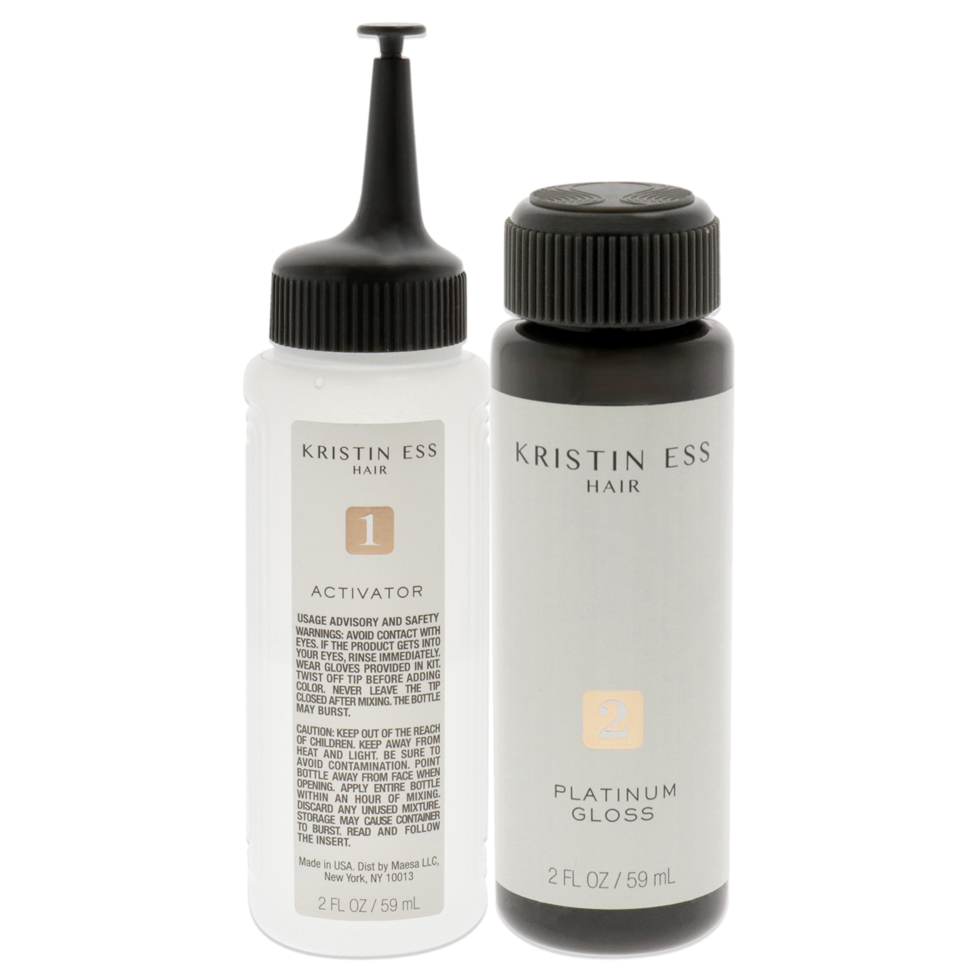 Foto 2 | Signature Hair Gloss - Plantinum Kristin Ess White Colour