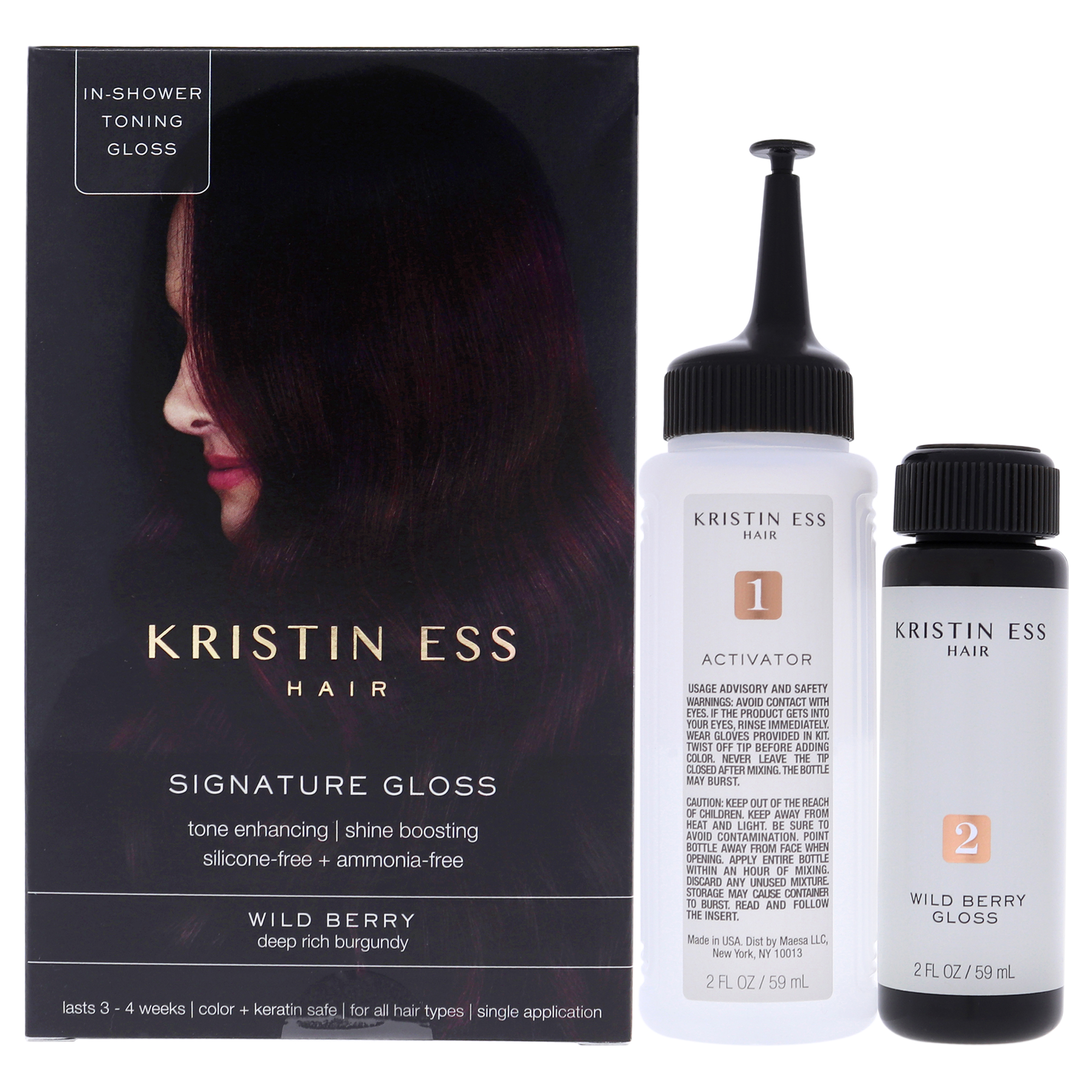 Signature Hair Gloss - Wild Berry Kristin Ess Pink Colour