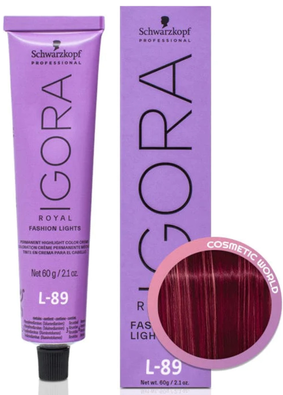 Venta Internacional- Tinte Schwarzkopf L-89 Fashion Light Igora Royal