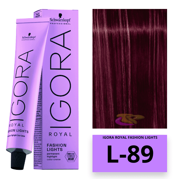 Foto 4 pulgar | Venta Internacional- Tinte Schwarzkopf L-89 Fashion Light Igora Royal