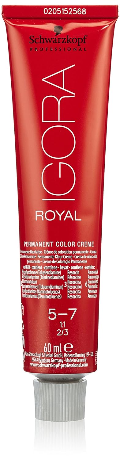 Venta Internacional- Tinte Capilar Schwarzkopf Professional Igora Royal 5-7 color Marrón Claro