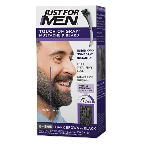 Foto 2 pulgar | Venta Internacional-Tinte Just For Men para Barba Dark Brown & Black