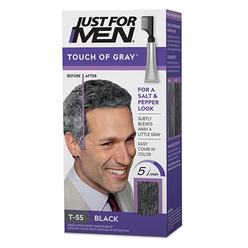 Foto 2 pulgar | Tinte para cabello Just For Men Touch of Grey Negro para Hombres