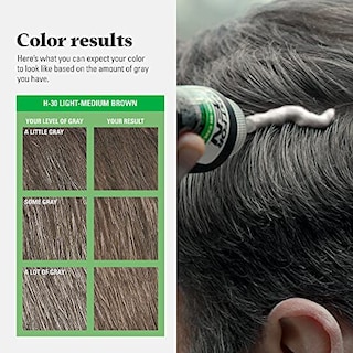 Foto 6 | Color De Cabello Solo Para Hombres Rubio Oscuro/marrón Claro (paquete De 3) - Venta Internacional.