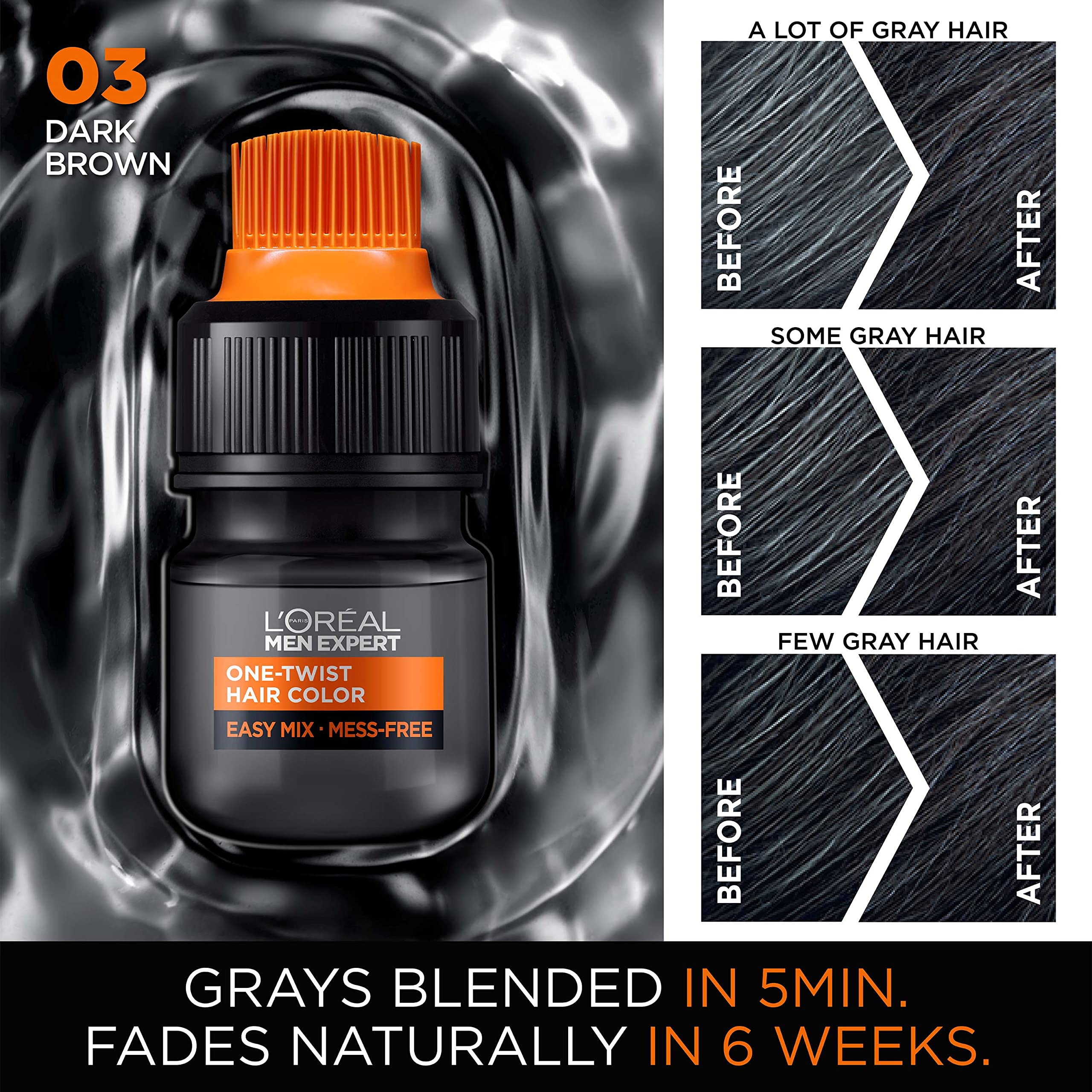Foto 4 pulgar | Venta Internacional - Tinte De Pelo L'oréal Paris Men Expert One Twist Gray Coverage