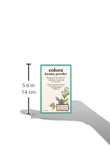 Foto 5 pulgar | Venta Internacional-Tinte para el Cabello Colora Henna Gold Brow de 60 G