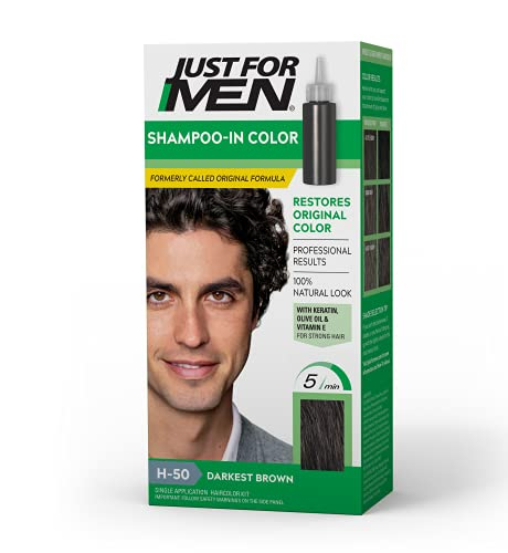 Foto 2 pulgar | Venta Internacional - Champú para Teñir el Cabello para Hombres Darkest Brown H-50