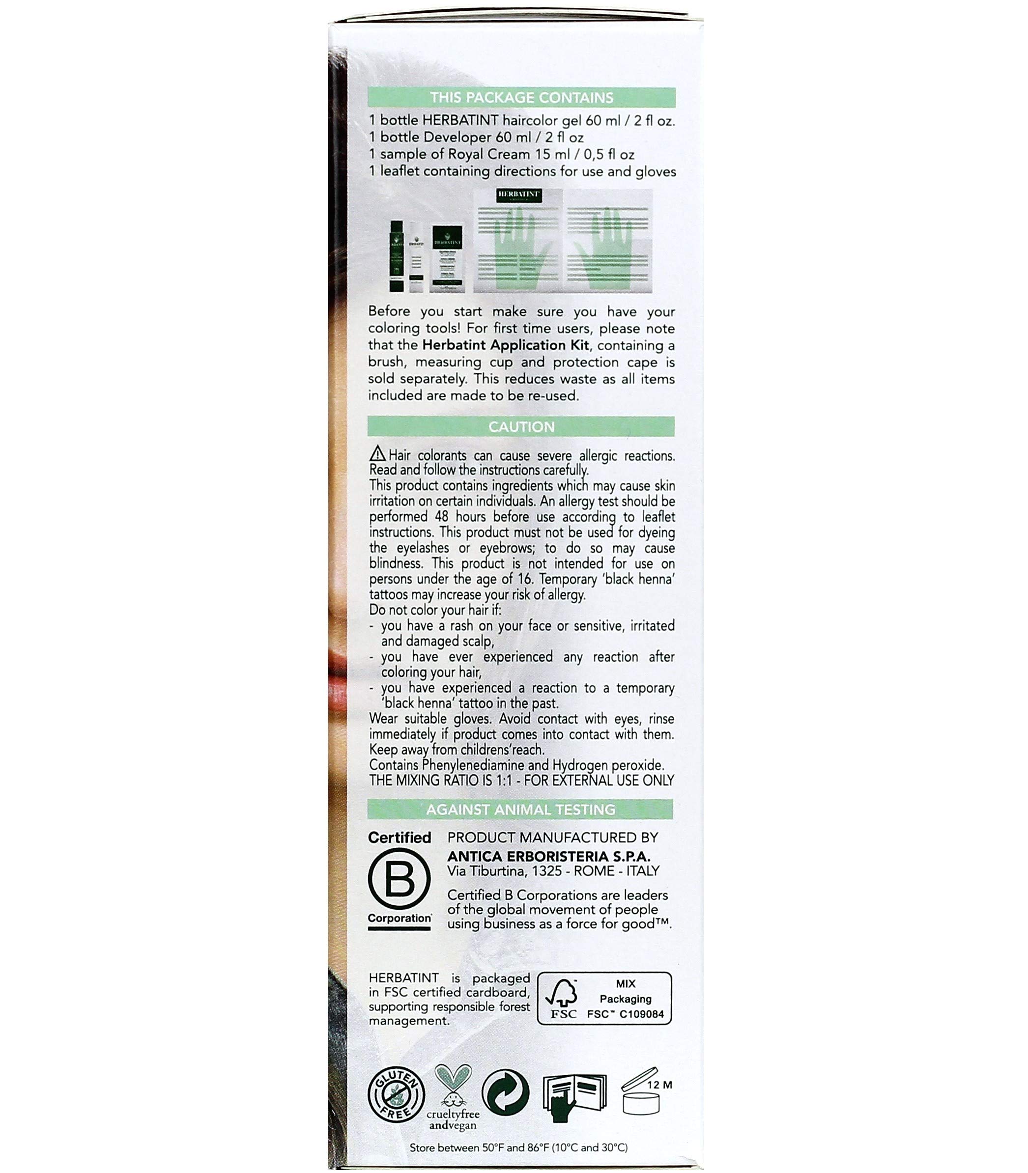 Foto 3 | Venta Internacional - Gel Natural para Teñir el Cabello Herbatint Hr 6n Rubio Oscuro 135 Ml