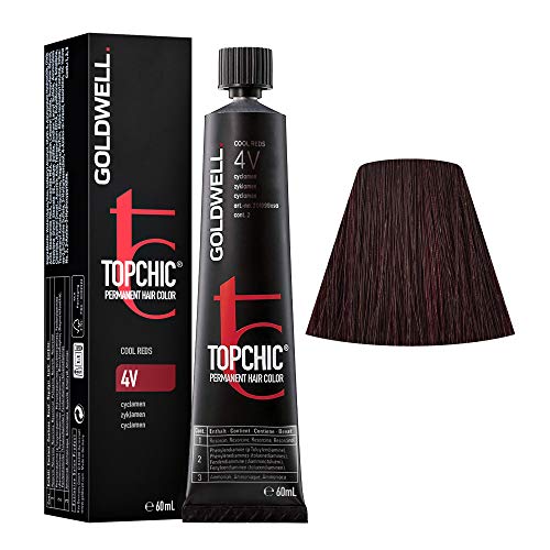 Foto 4 pulgar | Venta Internacional - Tinte Para El Cabello Goldwell Topchic, 4 Unidades, Ciclamen