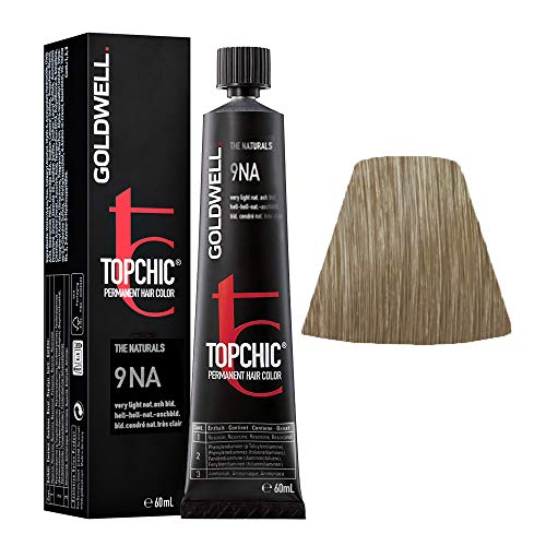 Venta Internacional - Tinte De Pelo Goldwell Topchic, 9na, Muy Ligero, Color Ceniz