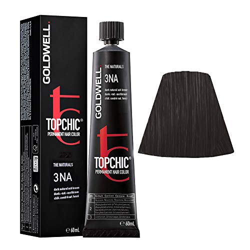 Venta Internacional - Tinte De Pelo Goldwell Topchic, 3na, Marrón Ceniza Natural O