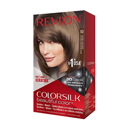 Foto 2 pulgar | Venta Internacional - Color De Pelo Revlon Colorsilk Beautiful Color #50 Light Ash Br