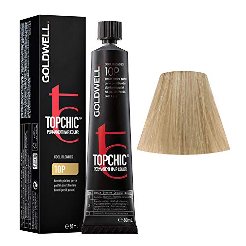 Foto 4 pulgar | Venta Internacional - Tinte De Pelo Goldwell Topchic, #10p Pastel Pearl Blonde, 2.