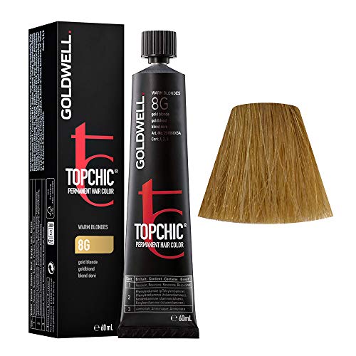 Venta Internacional - Tinte De Cabello Goldwell Topchic, Rubio Dorado De 8 G, 2.03