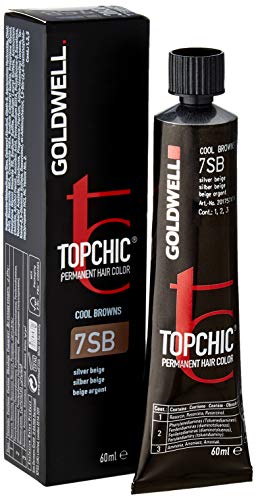 Venta Internacional - Tinte De Pelo Topchic De Goldwell, #7sb Plateado Y Beige, 2.