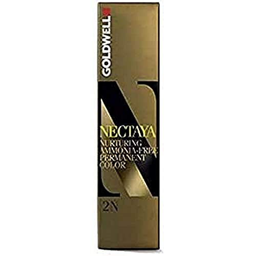 Venta Internacional - Tinte Permanente Para El Cabello Goldwell Nectaya, #2n, Negr