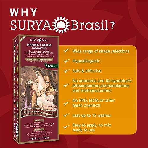 Foto 3 pulgar | Venta Internacional - Surya Brasil - Tratamiento De Coloración Capilar Con Crema D