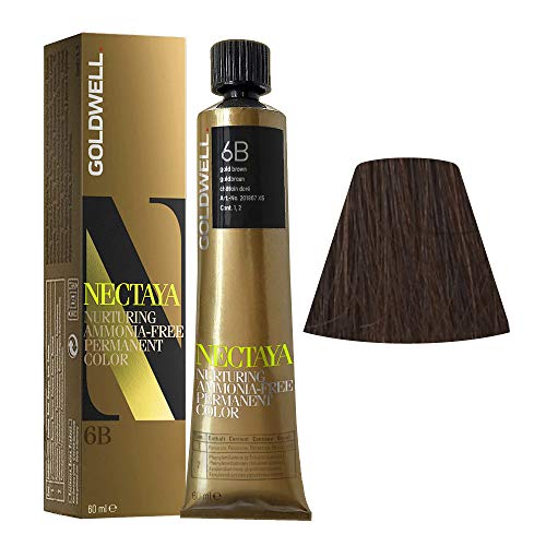 Venta Internacional - Tinte Permanente Para El Cabello Goldwell Nectaya, 6b, Beige