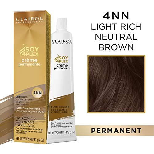 Foto 3 pulgar | Venta Internacional - Crema Permanente Clairol Professional, 4nn Light Neut Brown