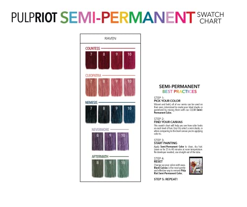 Foto 6 pulgar | Venta Internacional - Tinte De Cabello Semipermanente Pulp Riot Nemesis, 4 Onzas