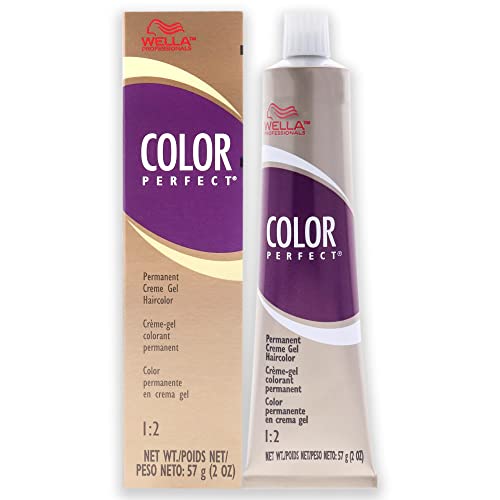 Venta Internacional - Tinte Permanente En Gel En Crema Wella Color Perfect, 4a Med