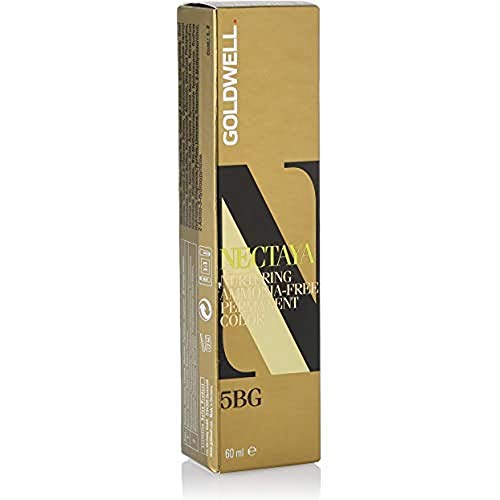 Venta Internacional - Tinte Permanente Para El Cabello Goldwell Nectaya, #5bg, Mar