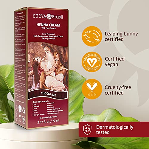 Foto 5 | Venta Internacional - Crema De Henna Surya Brasil, Chocolate