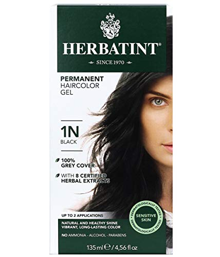 Foto 2 pulgar | Gel Para Teñir El Cabello Herbatint 1n Black 135 Ml Sin Alcohol, Vegano - Venta Internacional.