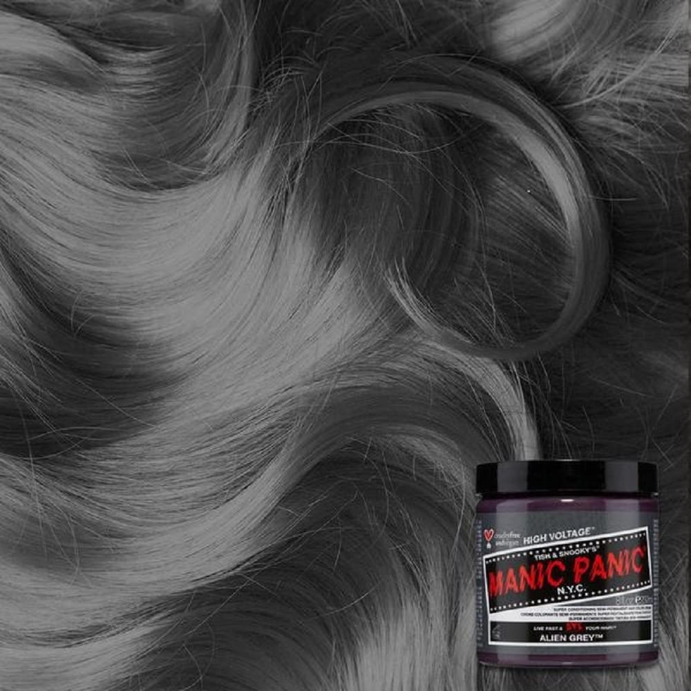 Foto 5 pulgar | Tinte Para El Cabello Manic Panic Alien Grey Classic High Voltage - Venta Internacional.