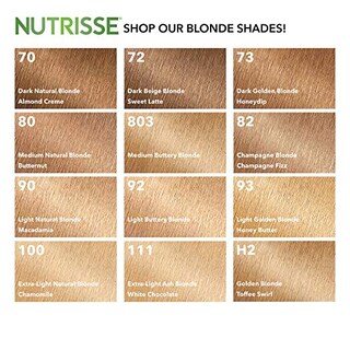 Foto 4 | Garnier Hair Color Nutrisse Crema Nutritiva, 90 Rubio Natural Claro (macadamia), 2 Count - Venta Internacional.