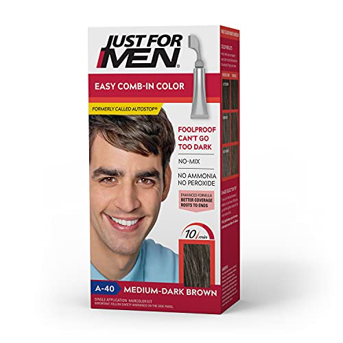 Foto 2 pulgar | Tinte Para El Cabello Solo Para Hombres, Fácil De Peinar, Color Marrón Oscuro Medio - Venta Internacional.